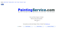 Desktop Screenshot of paintingservice.com
