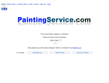 Tablet Screenshot of paintingservice.com